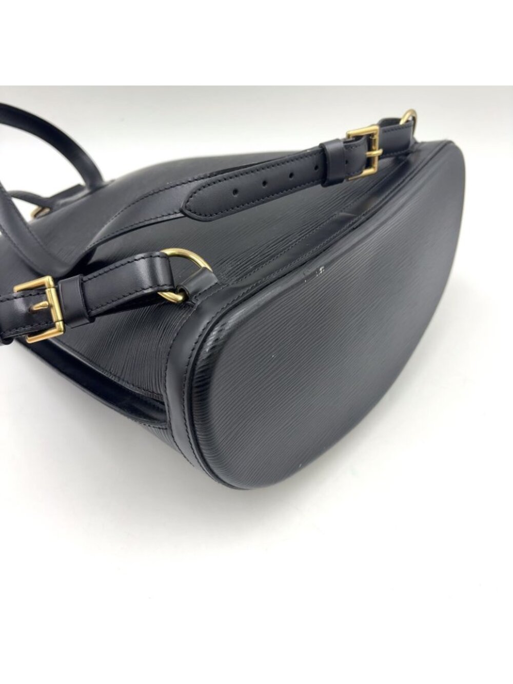 Louis Vuitton Gobelins Epi Noir Leather Black Backpack Gold - Picture 6 of 15